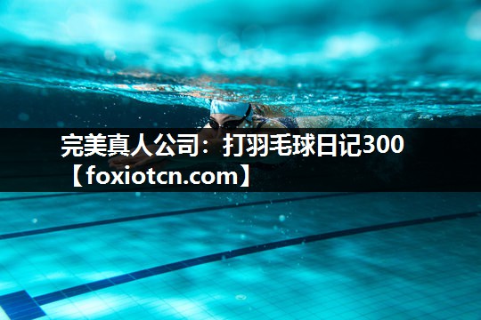 完美真人公司：打羽毛球日记300