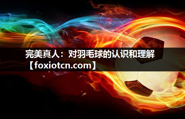 对羽毛球的认识和理解